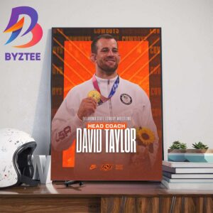 OSU Cowboy Wrestling Welcome To Stillwater Head Coach David Taylor Home Decoration Poster Canvas