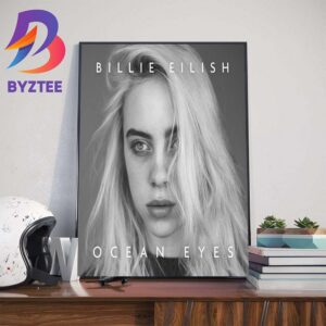 Ocean Eyes By Billie Eilish Official Poster Wall Decor Poster Canvas