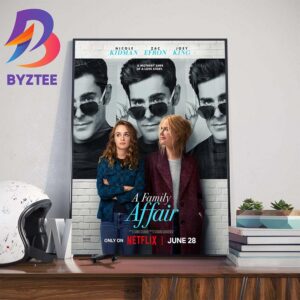 Official Poster A Family Affair With Starring Nicole Kidman Zac Efron And Joey King Wall Decor Poster Canvas