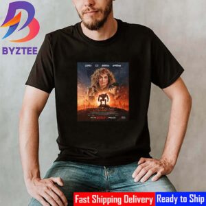 Official Poster Atlas With Starring Jennifer Lopez Simu Liu Sterling K Brown And Mark Strong Classic T-Shirt