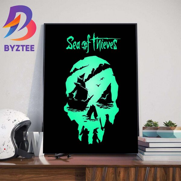 Official Poster Sea Of Thieves On PS5 Home Decor Poster Canvas