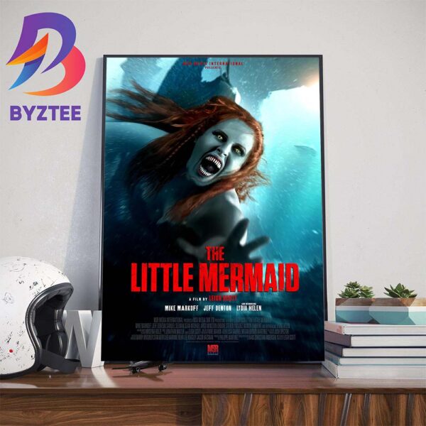 Official Poster The Little Mermaid Horror Film Home Decor Poster Canvas
