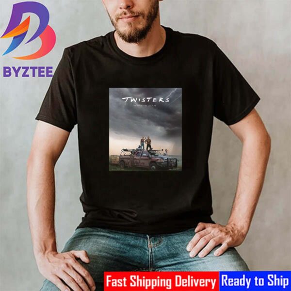 Official Poter Twisters On Theaters July 19th 2024 Classic T-Shirt