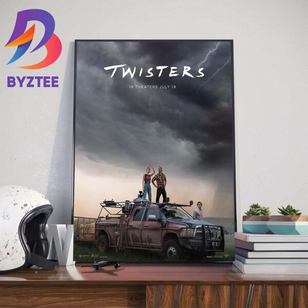 Official Poter Twisters On Theaters July 19th 2024 Home Decoration Poster Canvas