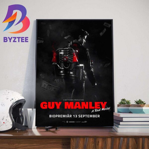 Official Teaser Poster Guy Manley A Real Movie 2024 Wall Decor Poster Canvas