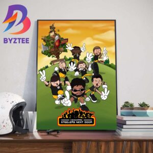 Pittsburgh Steelers Operation 2024 Draft Successful Codename Steelers Next Door Home Decor Poster Canvas