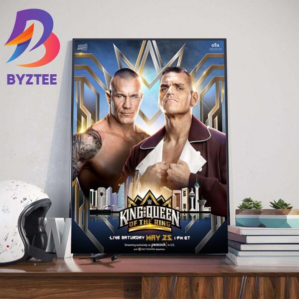 Randy Orton Vs Gunther At WWE King And Queen Of The Ring 2024 Wall Decor Poster Canvas