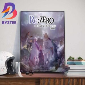 Re Zero Starting Life In Another World Season 3 Home Decor Poster Canvas