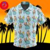 Roronoa Zoro Pre-Timeskip Stripes One Piece For Men And Women In Summer Vacation Button Up Hawaiian Shirt