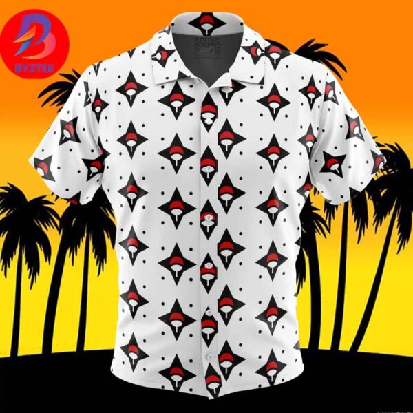 Sasuke Uchiha Naruto For Men And Women In Summer Vacation Button Up Hawaiian Shirt