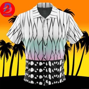 Shinobu Kocho Demon Slayer For Men And Women In Summer Vacation Button Up Hawaiian Shirt