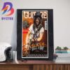 Slash On The Cover Of Netherlands Gitarist Magazine June 2024 Wall Decor Poster Canvas