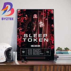 Sleep Token 2024 Euro Tour Plus Guests Bilmuri Home Decor Poster Canvas