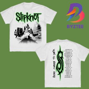 Slipknot S Logo And Here Comes The Pain 25th Anniversary With Tour Cities Listed Classic T-Shirt