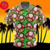 Super Mario Items Pattern For Men And Women In Summer Vacation Button Up Hawaiian Shirt