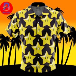 Super Star Super Mario For Men And Women In Summer Vacation Button Up Hawaiian Shirt