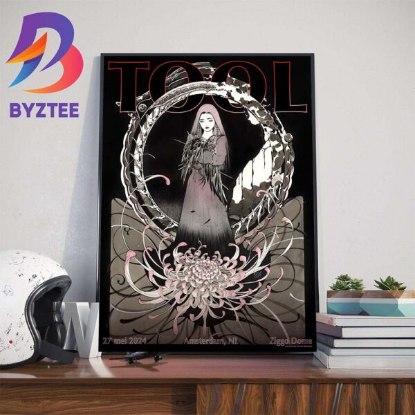 TOOL effing TOOL With Night Verses At Ziggo Dome Amsterdam NL May 27th 2024 Wall Decor Poster Canvas