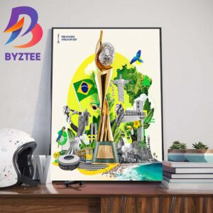 The 2027 FIFA Womens World Cup Hosted By Brazil Wall Decor Poster Canvas