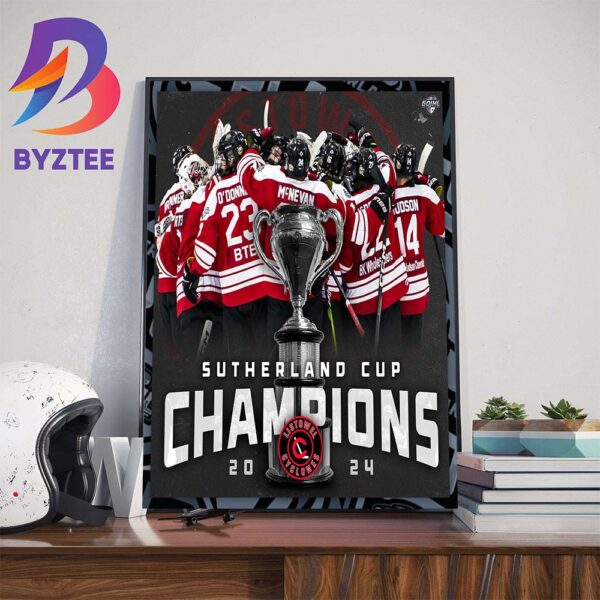 The Listowel Cyclones Are 2024 Sutherland Cup Champions Wall Decor Poster Canvas