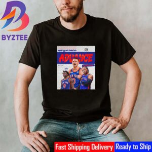 The New York Knicks Advance To The Second Round 2024 NBA Playoffs Classic T-Shirt