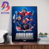 The Oklahoma City Thunder Advance To 2nd Round 2024 NBA Playoffs Home Decor Poster Canvas