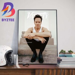 The Tortured Poet Andrew Scott On Cover Of Variety For The Latest Issue Wall Decor Poster Canvas