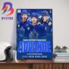 The Stars Beat The Golden Knights In Game 7 To Advance To The Second Round Stanley Cup Playoffs 2024 Home Decor Poster Canvas