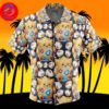 Togepi Pattern Pokemon For Men And Women In Summer Vacation Button Up Hawaiian Shirt