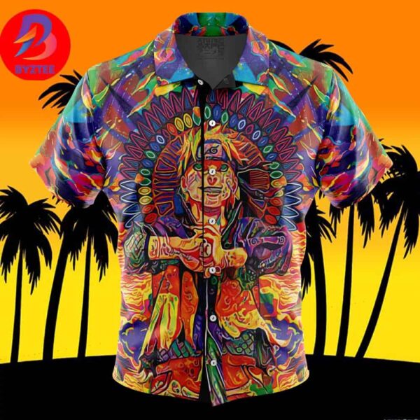 Trippy Naruto For Men And Women In Summer Vacation Button Up Hawaiian Shirt