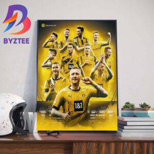 Unforgettable Memories 12 Years Of Marco Reus In Borussia Dortmund Wall Decor Poster Canvas