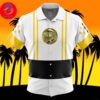 White Ranger Mighty Morphin Power Rangers For Men And Women In Summer Vacation Button Up Hawaiian Shirt