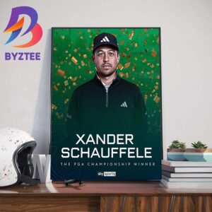 Xander Schauffele Is The 2024 PGA Championship Winner Wall Decor Poster Canvas