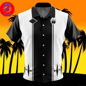Zaraki Kenpachi Bleach For Men And Women In Summer Vacation Button Up Hawaiian Shirt