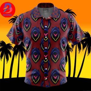 Zeros Mask Code Geass For Men And Women In Summer Vacation Button Up Hawaiian Shirt