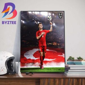 Amazing Goal Of Arda Guler For The First Goal For Turkey At UEFA Euro 2024 Wall Decor Poster Canvas