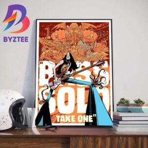 Bass Solo Take One Metallica World Tour at the M72 Helsinki Olympic Stadium Helsinki Finland 2024 Wall Decor Poster Canvas