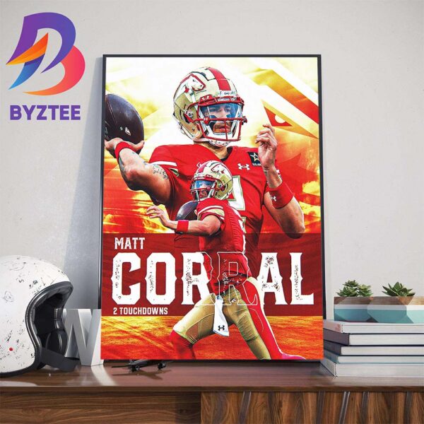 Birmingham Stallions Matt Corral 2 Touchdowns In 2024 USFL Conference Championship Game Wall Decor Poster Canvas
