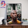 Boston Celtics 2023-2024 NBA Champions Wall Decor Poster Canvas