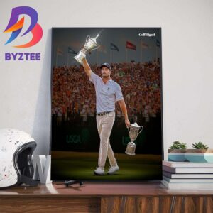 Bryson Dechambeau Wins At Pinehurst And Is Now A 2-Time US Open Champion Wall Decor Poster Canvas