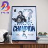 Congrats 2024 Stanley Cup Champions Are Florida Panthers x Miami Dolphins Wall Decor Poster Canvas