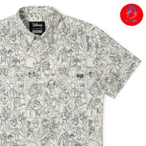 Disney 100 Drawn To Life Sketch RSVLTS For Men And Women Hawaiian Shirt