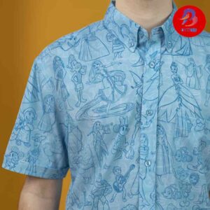 Disney 100 Sketches To Screen RSVLTS For Men And Women Hawaiian Shirt