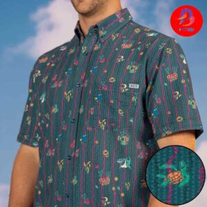 Disney And Pixar Finding Nemo Shark Baits Buds Stretch Seersucker RSVLTS For Men And Women Hawaiian Shirt