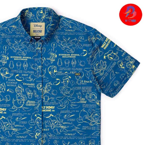 Disney Donald Duck 90th Designing Donald RSVLTS For Men And Women Hawaiian Shirt S