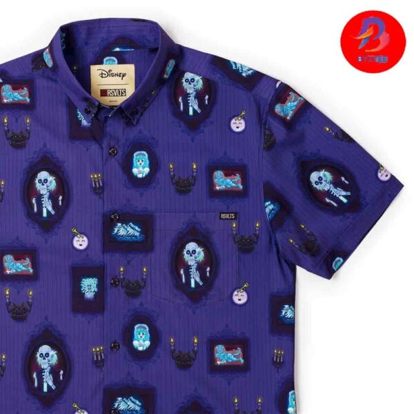 Disney Haunted Mansion Ghostly Gallery RSVLTS For Men And Women Hawaiian Shirt Shi