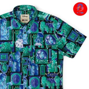 Disney Haunted Mansion Haunted Houseguests RSVLTS For Men And Women Hawaiian Shirt