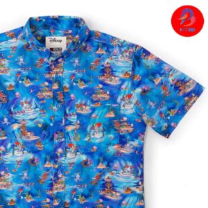 Disney The Little Mermaid Under The Sea RSVLTS For Men And Women Hawaiian Shirt