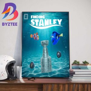 Finding Nemo x Stanley Cup Finals 2024 Edmonton Oilers Vs Florida Panthers Wall Decor Poster Canvas