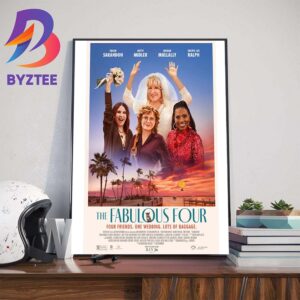 Four Friends One Wedding Lots Of Baggage The Fabolous Four Official Poster Wall Decor Poster Canvas