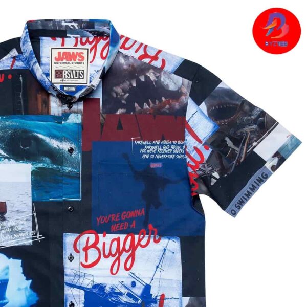 Jaws The Beach Is Closed RSVLTS For Men And Women Hawaiian Shirt